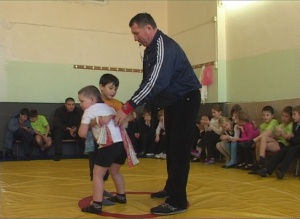Детский городской турнир по татарской национальной борьбе «Куреш»
