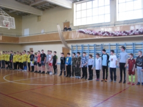 Соревнования среди подростков по фут-залу «Турнир дружбы»