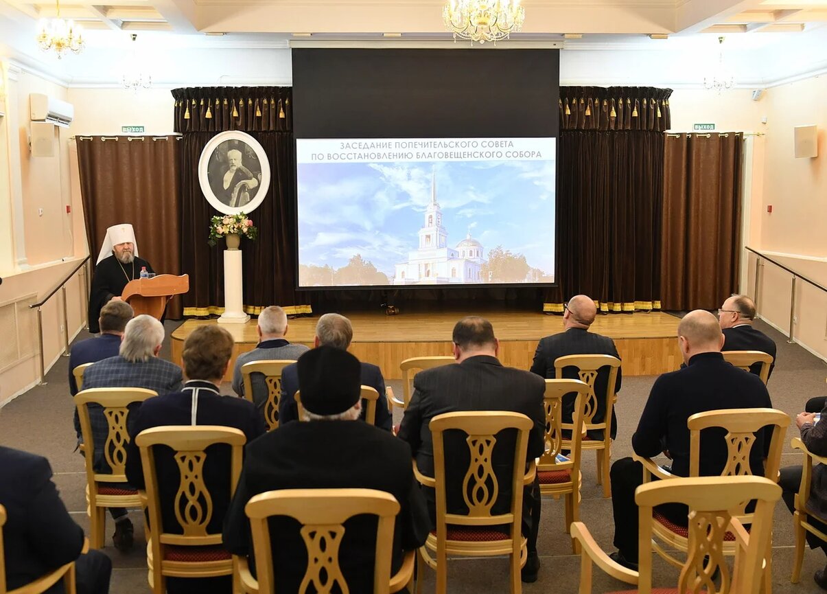 Попечительский Совет по реконструкции Благовещенского собора провели в Воткинске